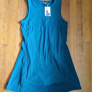 Crane Women’s Blue Activewear Dress Built in Shorts Size M Stretchy - NWT
